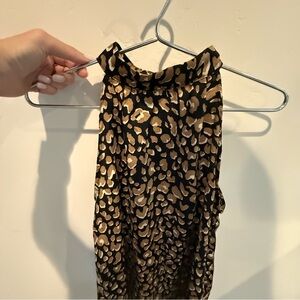 Leopard Print Women's Blouse